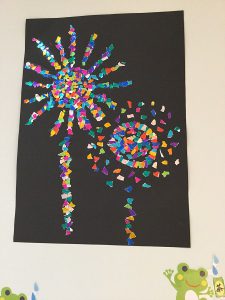 完成した作品②キラキラしています!