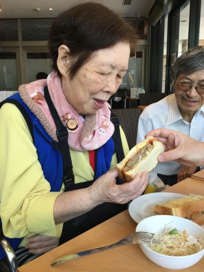 ご主人と一緒にランチ